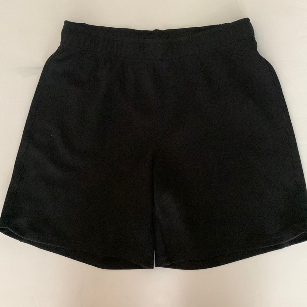 lands end polyester gym type shorts, size 10/12